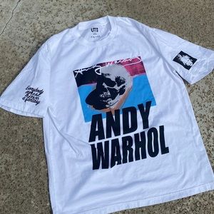 Andy Warhol Skull UT Uniqlo Sz M